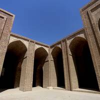 شبستان مسجد جامع  ورامین 